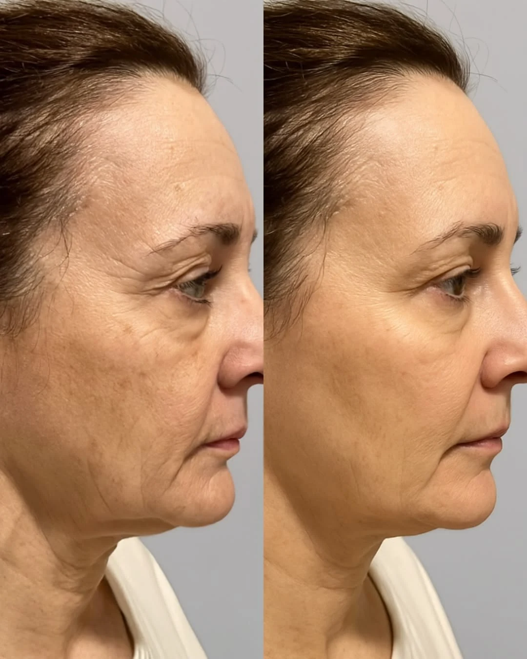 Resultado real do Hipro Full Face, comparativo de antes e depois